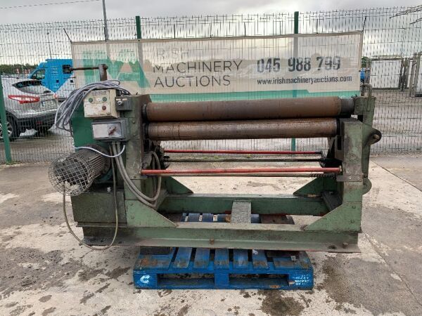 UNRESERVED R&A Buxton 50 x 3/16 Roller Machine