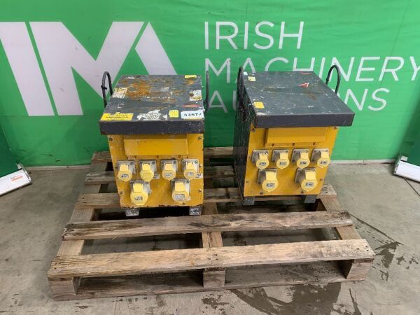 UNRESERVED 2 x 10KVA Heavy Duty Site Transformers