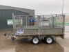 UNRESERVED Ifor Williams LM105G 10x5 Twin Axle Mesh Sided Dropside Trailer - 2