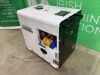 2023 Hyundai DHY8000 Portable Diesel Generator c/w Key - 2