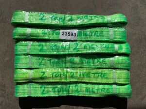 6 x 2T/2M Lifting Slings (Green)