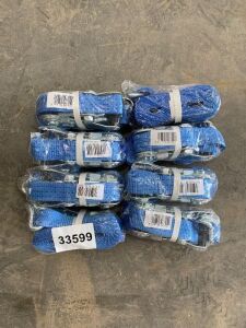 8 x 4M/2.5T Racthet Straps