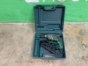 UNRESERVED Hitachi FDV16VB 220V Keyless Chuck Drill c/w Carrycase