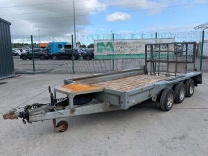 UNRESERVED Ifor Williams GX126 Tri Axle Plant Trailer