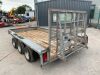 UNRESERVED Ifor Williams GX126 Tri Axle Plant Trailer - 3