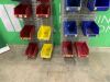 28 x Plastic Storage Linbins & 2 x Wall Racks - 2