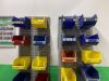 28 x Plastic Storage Linbins & 2 x Wall Racks - 4