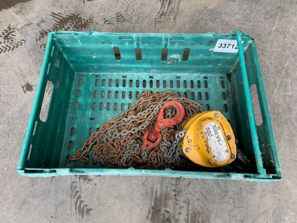 2019 Yale 500KG Yellow Block & Tackle