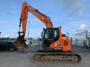 2017 Doosan DX140-LCR Zero Tail Excavator c/w Bucket - 2