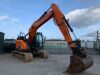 2017 Doosan DX140-LCR Zero Tail Excavator c/w Bucket - 6