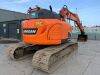 2017 Doosan DX140-LCR Zero Tail Excavator c/w Bucket - 7