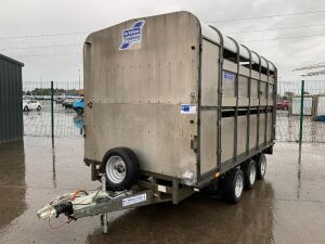 Ifor Williams DP12OG3-12 12x6 Tri Axle Livestock Trailer