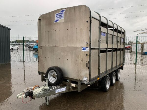 Ifor Williams DP12OG3-12 12x6 Tri Axle Livestock Trailer