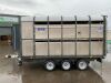 Ifor Williams DP12OG3-12 12x6 Tri Axle Livestock Trailer - 2