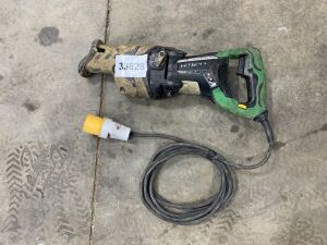 UNRESERVED Hitatchi CR 13v by 110v Resiprocating Saw