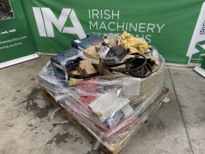 UNRESERVED Pallet To Contain Machinery Belts, Filters & Engine Parts & More