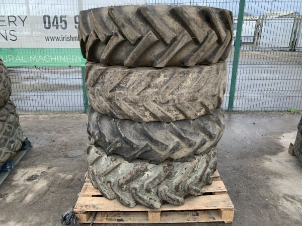 UNRESERVED 4 x Malhort Tyres (15.5-80-24)