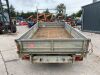 Indespension Twin Axle Dropside Tipping Trailer - 4