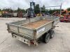 Indespension Twin Axle Dropside Tipping Trailer - 5