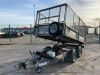 2018 Ifor Williams TT3017 10x5 Twin Axle Mesh Sided Tipping Trailer