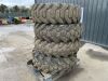 UNRESERVED 1 x Used Goodyear Tyre (15.5 x 25) & 3 x JCB Tyres (15.5 x 25) - 3