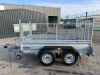 UNRESERVED MTEC 8ft x 4ft Twin Axle Trailer - 2