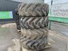UNRESERVED 4 x BKT Used Tyres (440 - 80 - 24) - 2