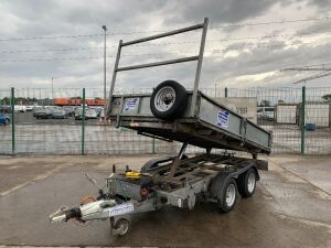 UNRESERVED Ifor Williams TT105G Twin Axle Dropside Tipper Trailer