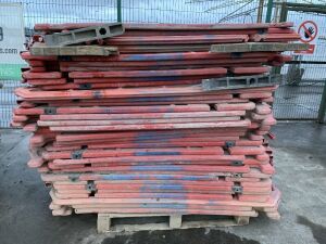 UNRESERVED Approx 30 Road Barriers On Pallet