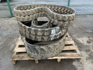 UNRESERVED Pallet To Contain 3 x Used Excavator Tracks