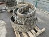 UNRESERVED Pallet To Contain 3 x Used Excavator Tracks - 2