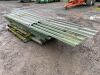 Approx 50 Sheets Of Assorted Green Box Profile Steel Sheeting (3M Length) - 2