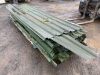 Approx 50 Sheets Of Assorted Green Box Profile Steel Sheeting (3M Length) - 4