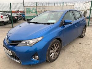 UNRESERVED 2013 Toyota Auris D4D 1.4 Icon (S/S)