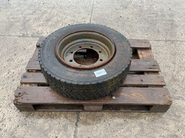 8 Stud Tyre & RIm To Suit ADR Axle