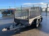 UNRESERVED Nugent Twin Axle 8x4 Mesh Sided Trailer