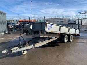 UNRESERVED Ifor Williams CT166 16x6 Dropside Tiltbed Trailer c/w Ramp