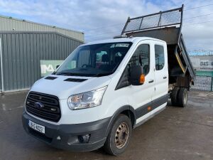 2015 Ford Transit 350 Crew Cab Twin Wheel Tipper 2.2 TDI