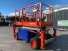 2008 Skyjack SJ6832RT Rough Terrain Diesel Scissors Lift - 3