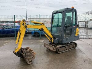 UNRESERVED 2003 Yanmar B15-3 1.5T Mini Excavator c/w 3 x Bucket