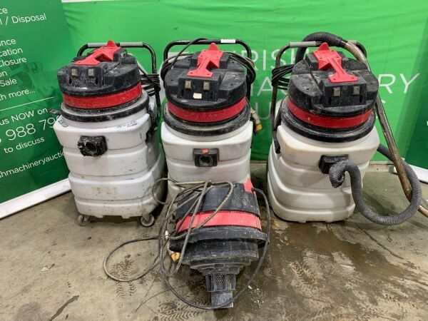 3 x HL00-2 WST Vacuums