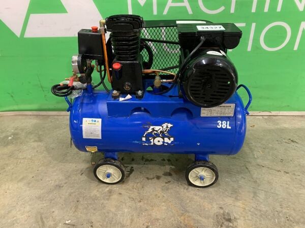 UNUSED 2021 Lion 1HP 38Ltr Air Compressor