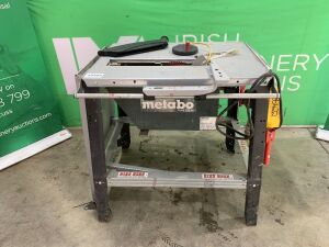 UNRESERVED 2014 Metabo TKHS315M 110V Portable Benchsaw