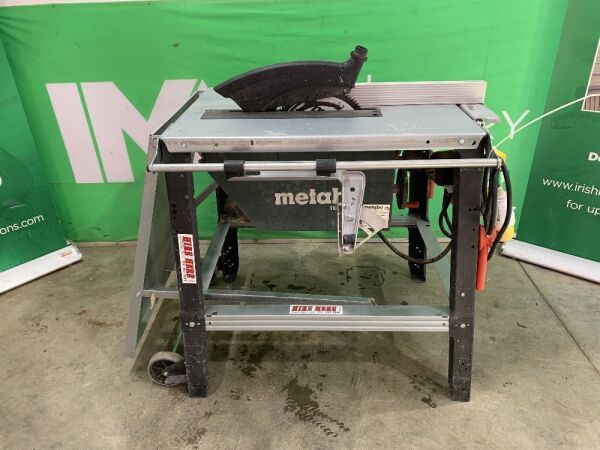 UNRESERVED 2016 Metabo TKHS315M 110V Portable Benchsaw