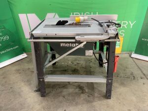 UNRESERVED 2014 Metabo TKHS315M 110V Portable Benchsaw