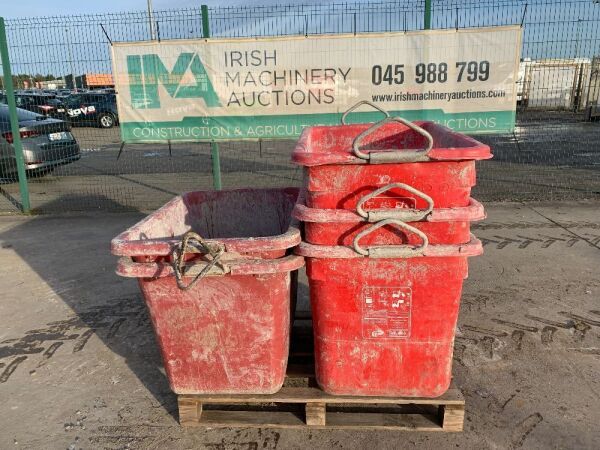 UNRESERVED 5 x Mortar Bins