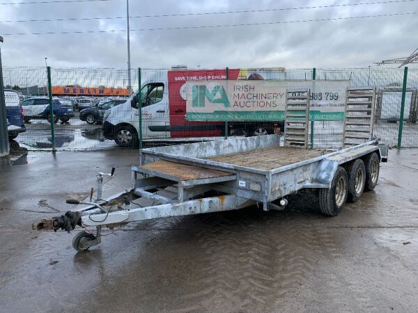 Nugent 12 x 6 Tri Axle 3.5T Plant Trailer