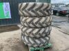 UNRESERVED 4 x Tracmaster Tyres (15.5-80-24) - 2