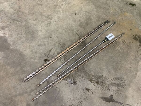 UNRESRRVED 6 x Long Concrete Drill Bits