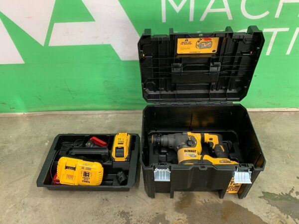 UNRESERVED Dewalt XR 54V Cordless Hammer Drill c/w 2 x Batteries & Charger